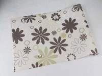Papel de parede floral com flores marrom 380-986