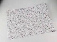 Papel de parede floral com pequenas flores rosa e lilas 334-988