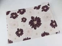 Papel de parede floral em tons de vinho e rosa chá 343-991