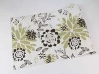 Papel de parede floral em tons de verde 353-993