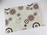 Papel de parede floral com flores em tons de rosa e creme 355-995