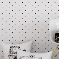 Papel de Parede Poá e Bolinhas