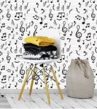 Papel de Parede Musical e Notas Musicais